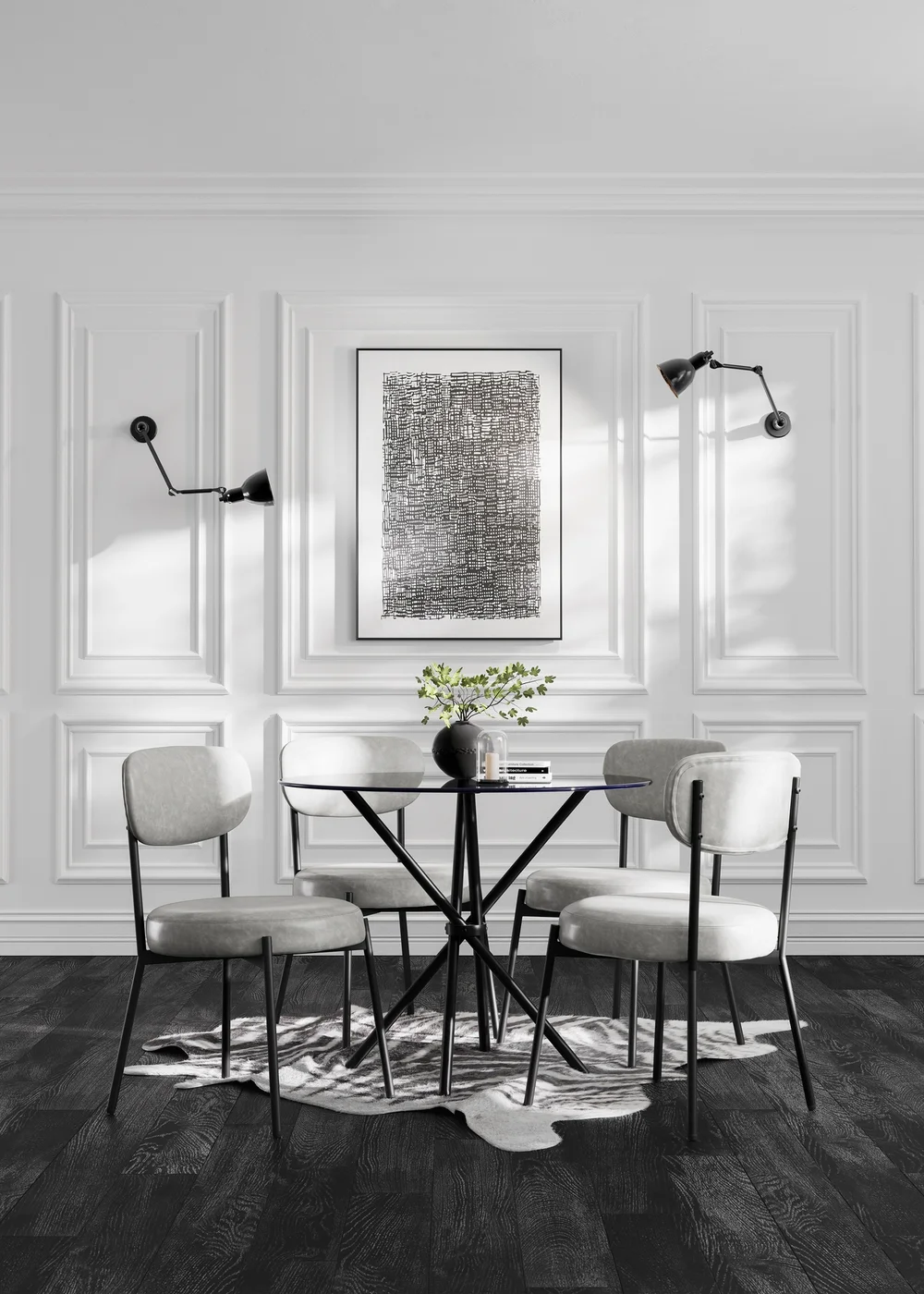 Aura Toby Graphite Dining Chair (2 Per Pack) - One Size Image 1