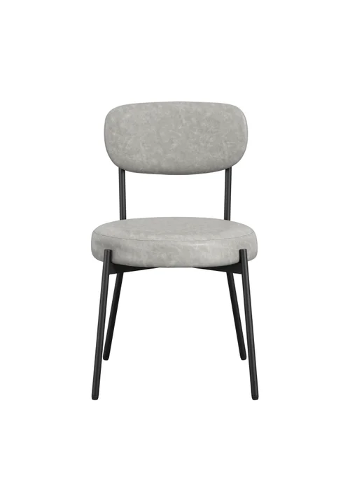 Aura Toby Graphite Dining Chair (2 Per Pack) - One Size Image 2