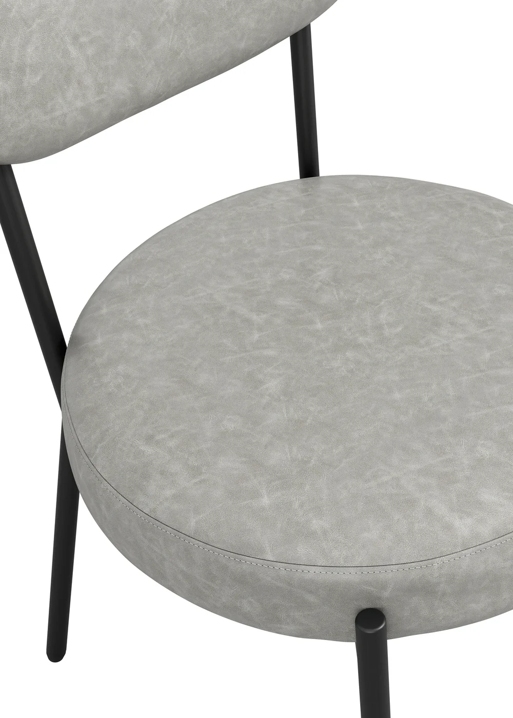 Aura Toby Graphite Dining Chair (2 Per Pack) - One Size Image 4