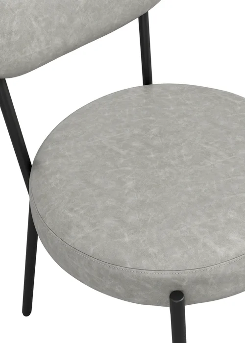 Aura Toby Graphite Dining Chair (2 Per Pack) - One Size Image 4