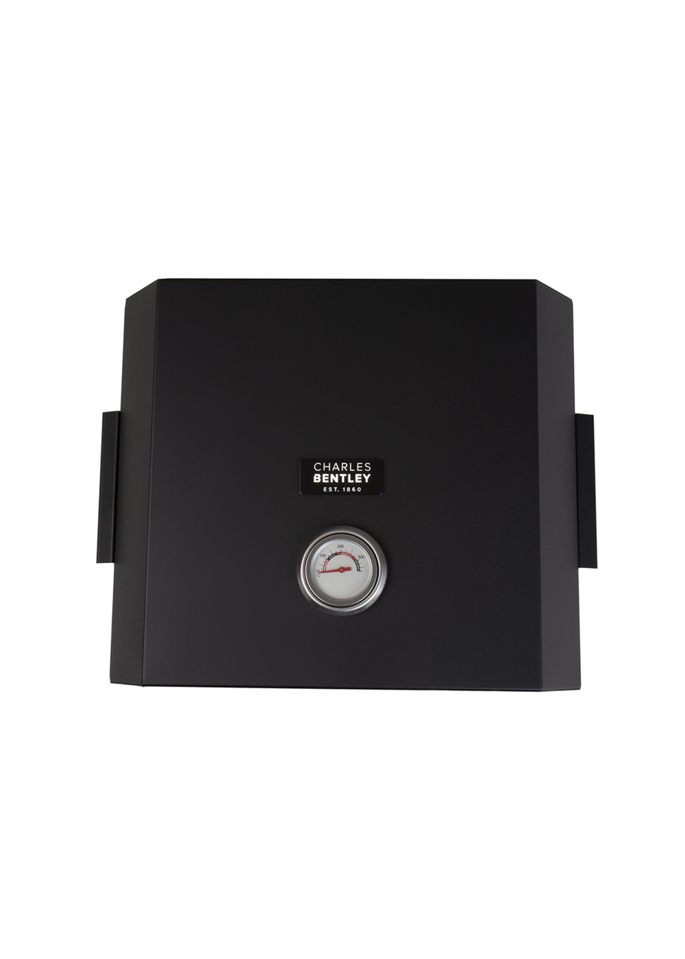 Charles Bentley Black BBQ Pizza Box With Thermometer (H12.1 x L41.5 x W36.3cm) - One Size Image 3