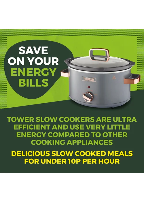 Tower Cavaletto Slow Cooker (3.5L) - One Size Image 3