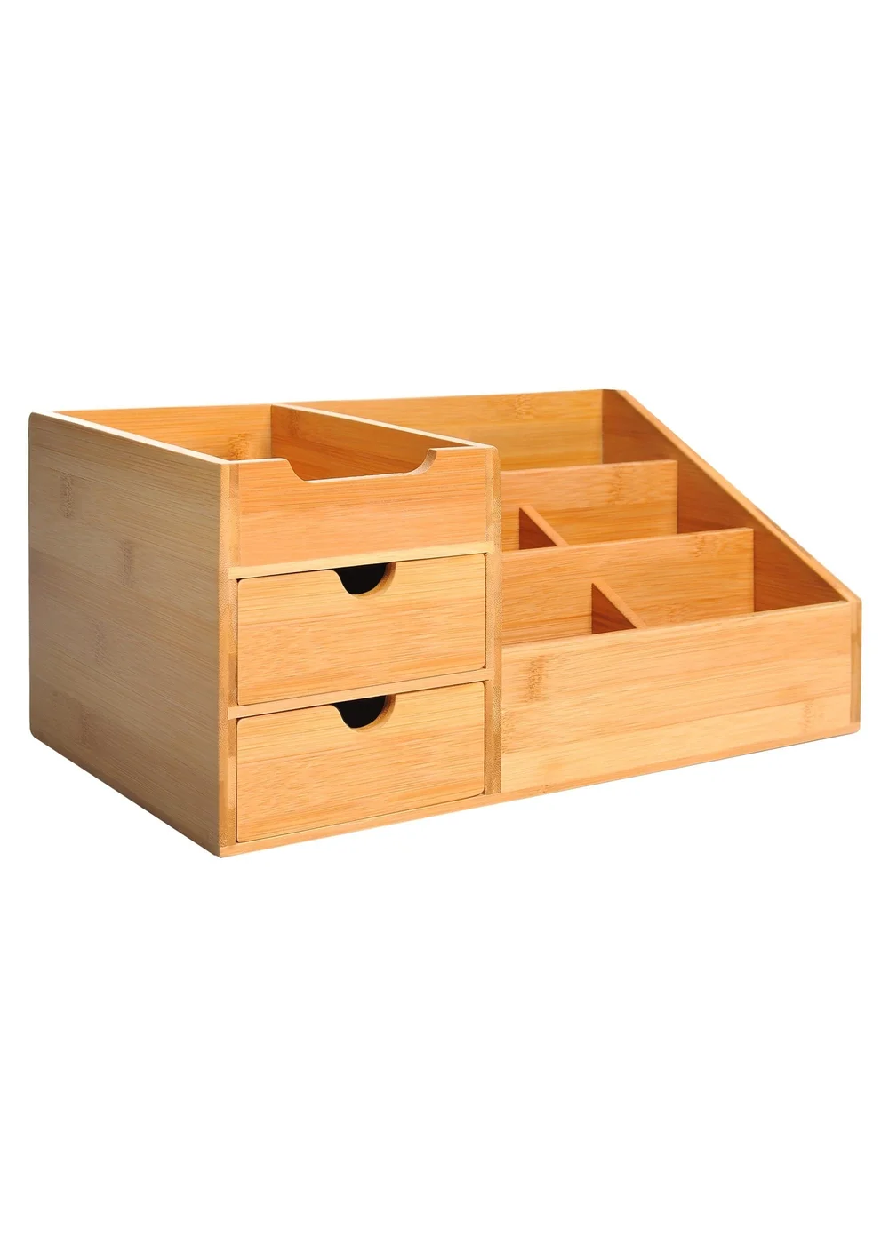 HOMCOM Natural Organiser Holder Storage (33cm x 205cm x 155cm) - No Size Image 2