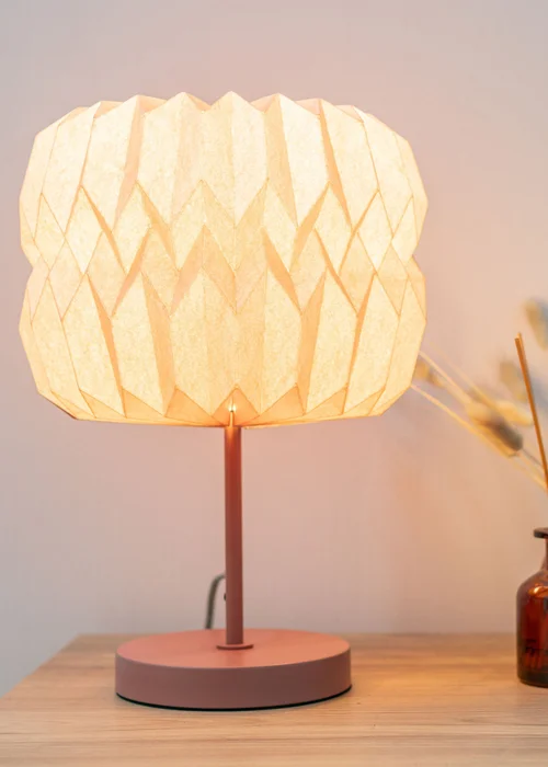 ValueLights Bett Rust Pink Table Lamp (38cm x 28cm) - No Size Image 5