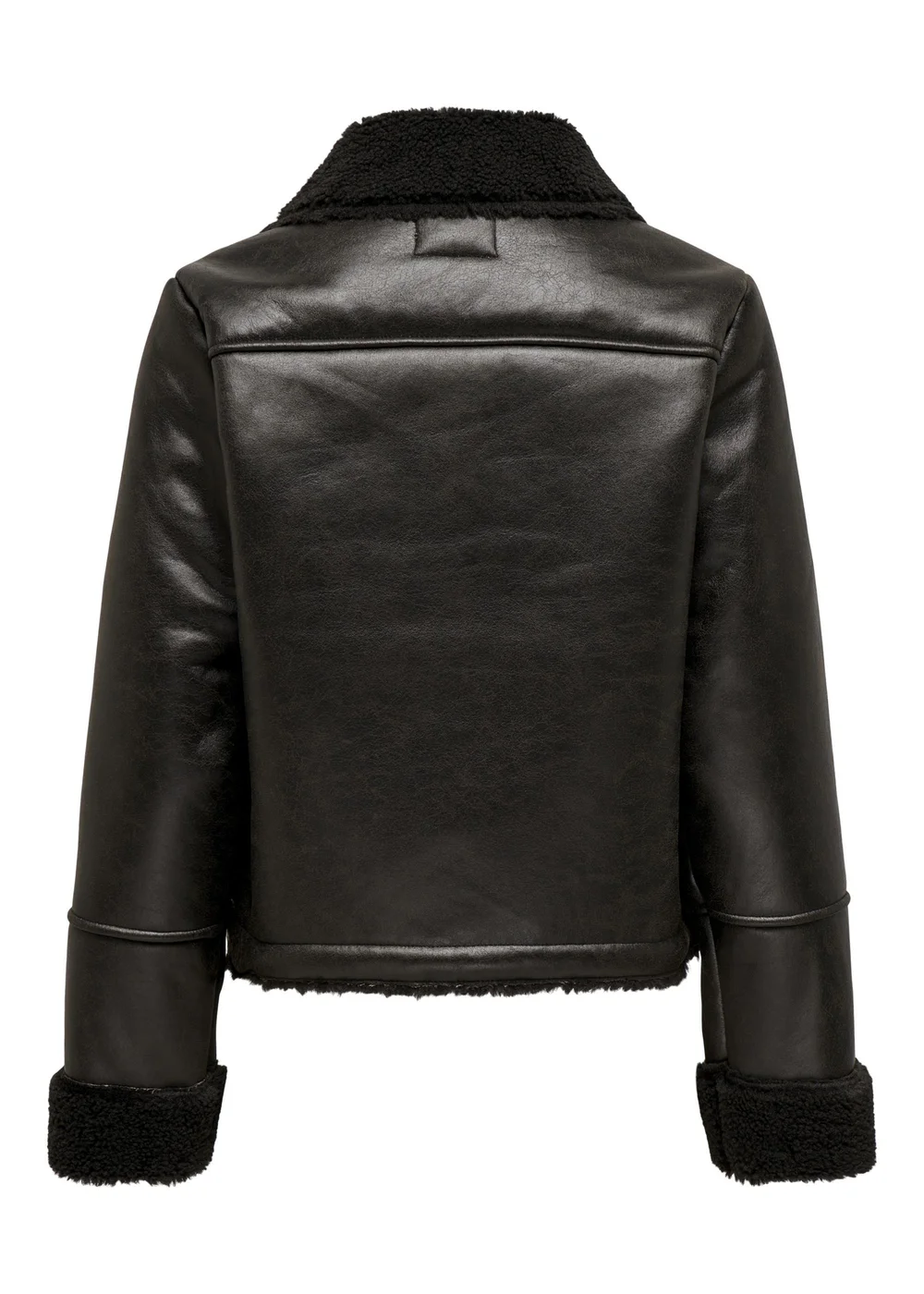 JDY Chocolate Brown Shearling Jacket - 8 Image 7
