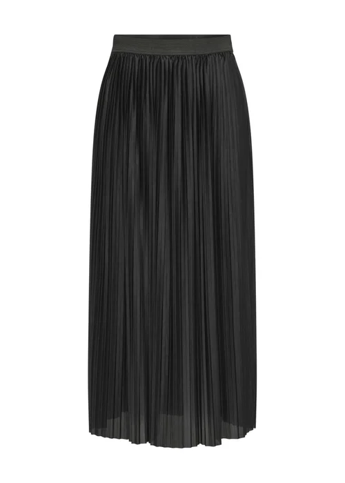JDY Black Pleated Skirt - Size 8 Image 5