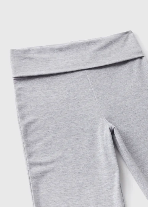 Girls Grey Flared Leggings (7-15yrs) - 8 Yrs Image 2