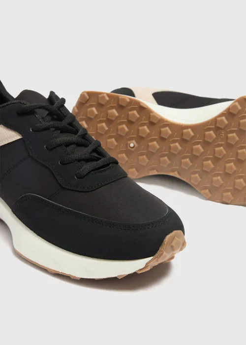 Black Retro Runner Trainers - 6 Image 2