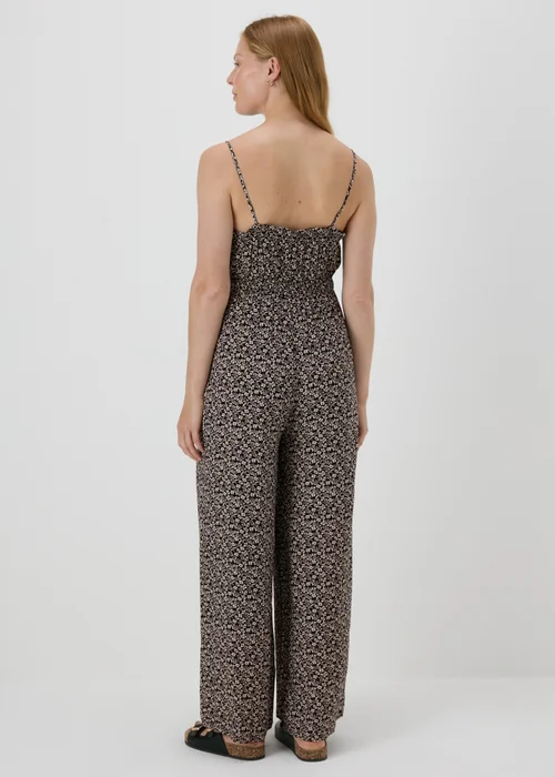 Monochrome Ditsy Floral Jumpsuit - 8 Image 2