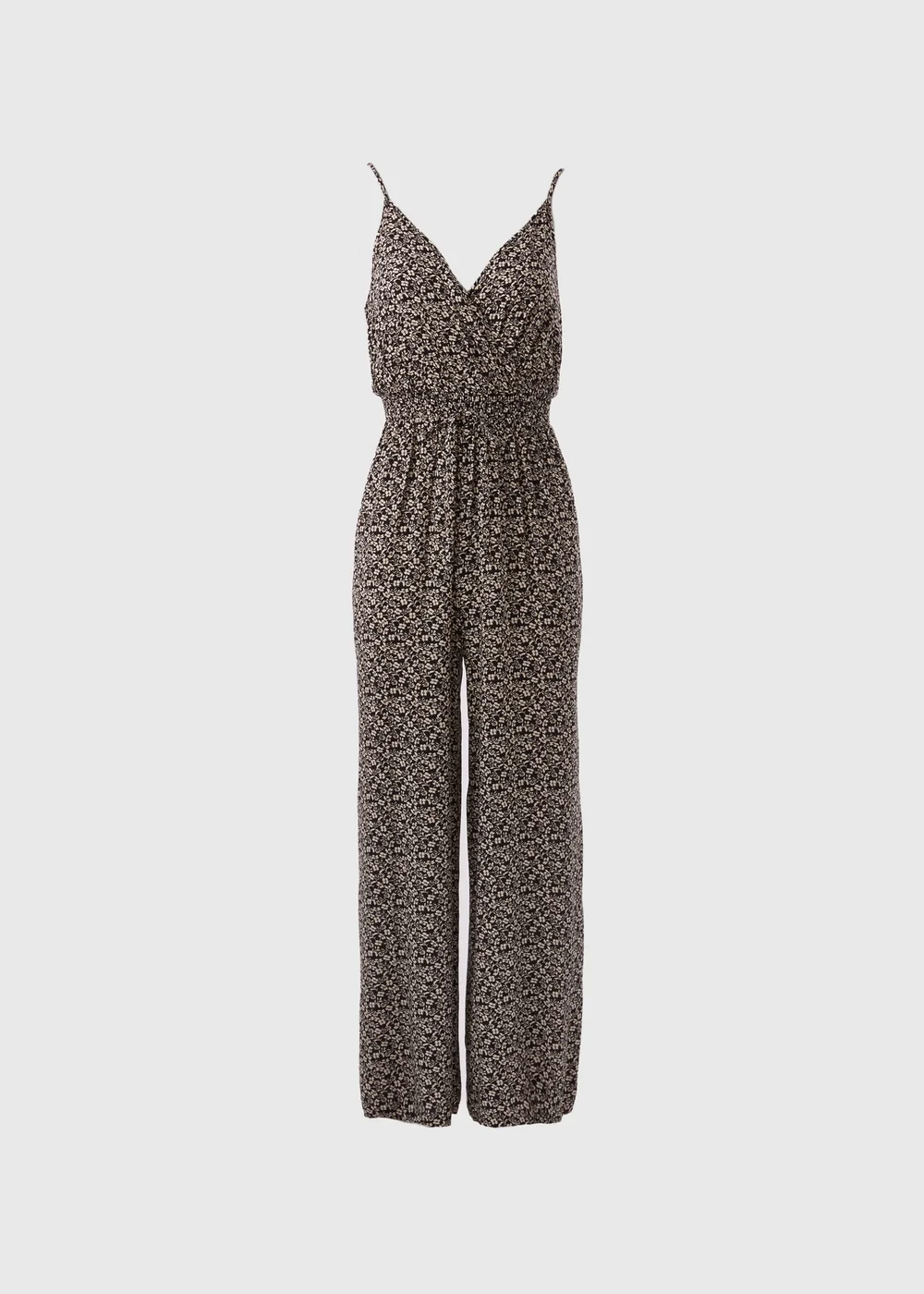 Monochrome Ditsy Floral Jumpsuit - 8 Image 5
