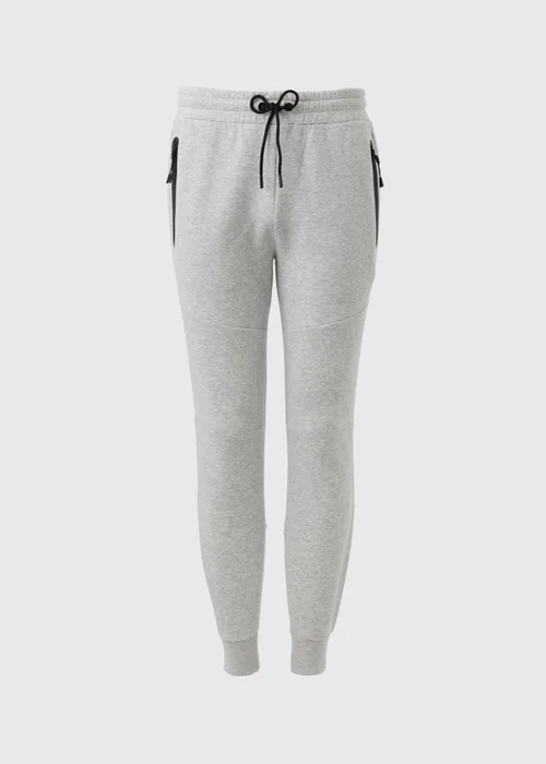 Souluxe Grey Tech Jogging Bottoms - XS Image 4