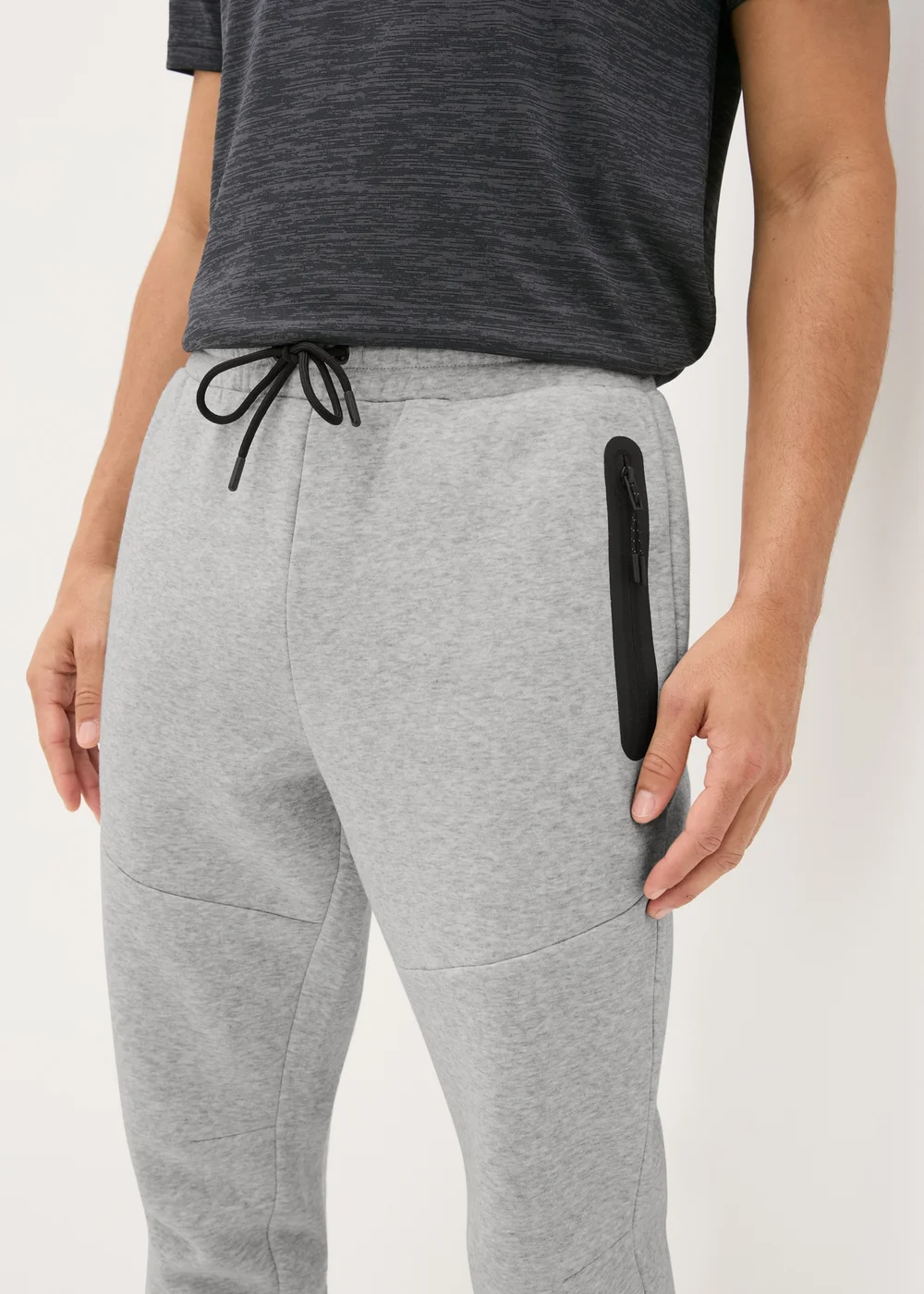 Souluxe Grey Tech Jogging Bottoms - XS Image 1