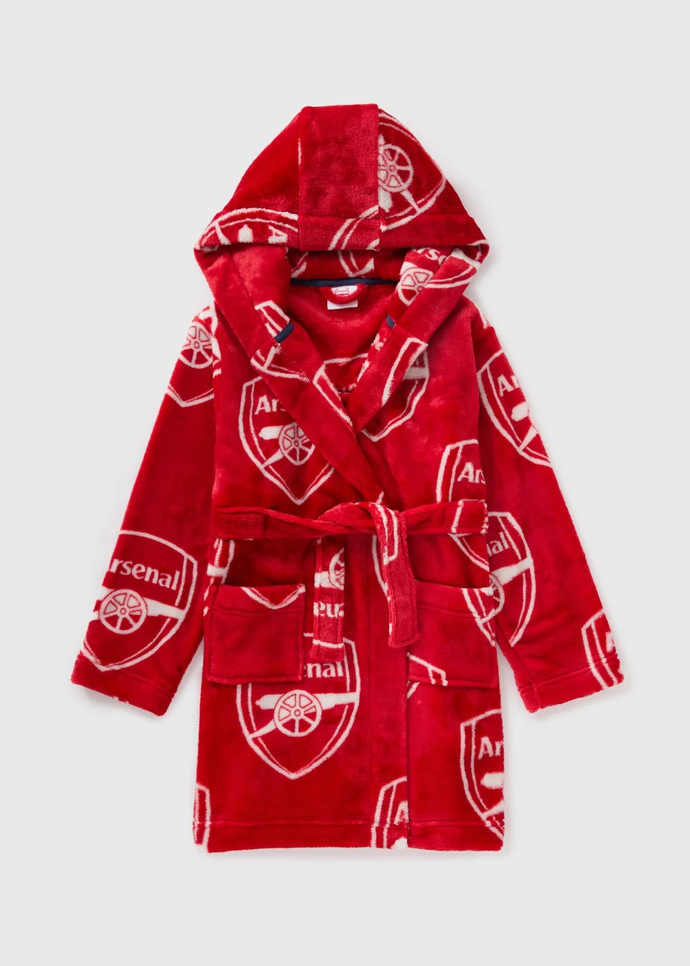 Arsenal F.C. Kids Red Dressing Gown (7-13yrs) - Age 7 Years Image 1