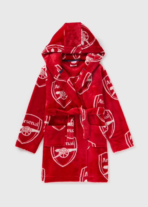 Arsenal F.C. Kids Red Dressing Gown (7-13yrs) - Age 7 Years Arsenal F.C. Kids Red Dressing Gown (7-13yrs) - Age 7 Years