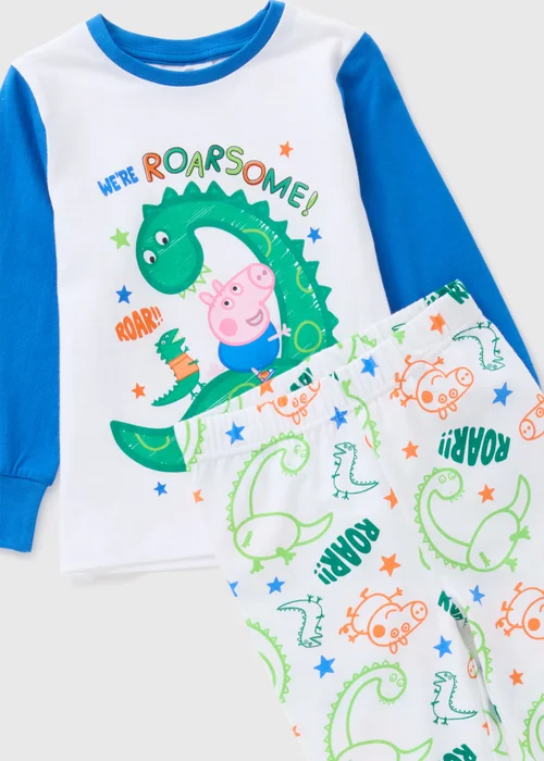 Peppa Pig Kids Blue George Pig Pyjama Set (1-7yrs) - 1 half year to 2 Image 2
