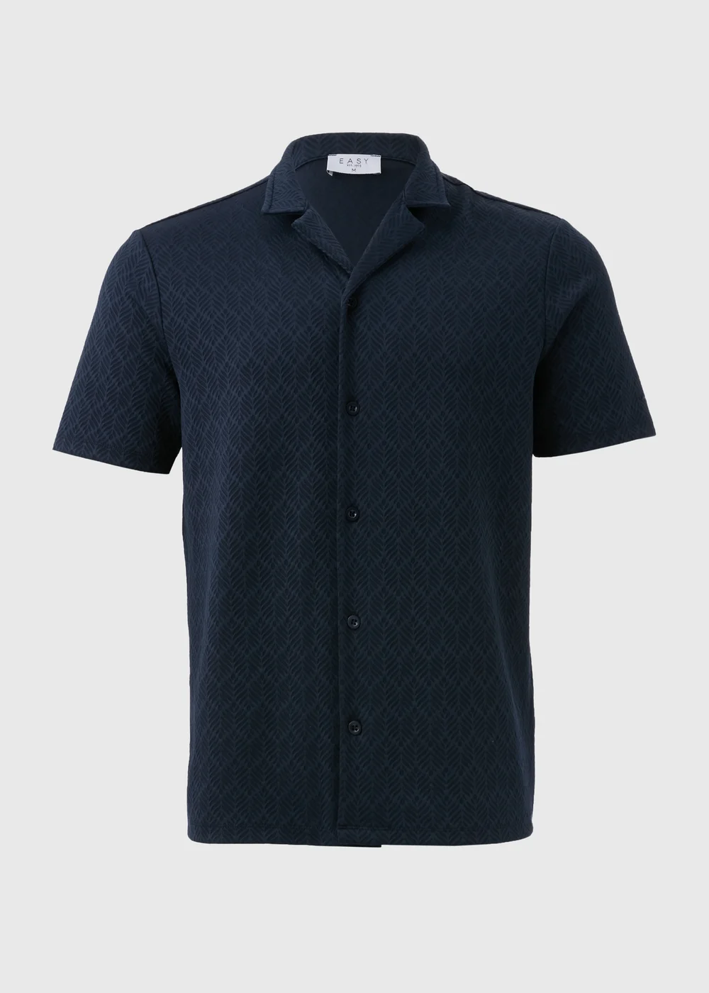 Navy Textured Shirt - S Image 5