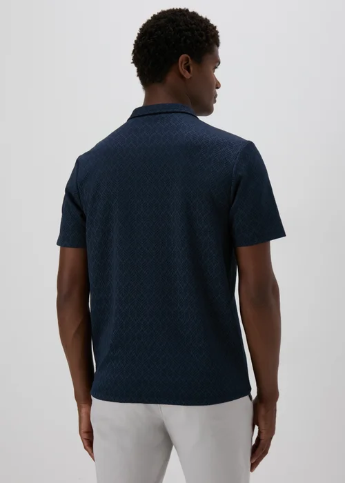 Navy Textured Shirt - S Image 2