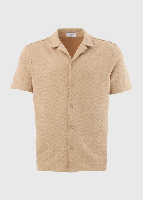 Stone Textured Jersey Shirt - S Image 4
