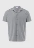 Black Stripe Textured Shirt - S Image 5