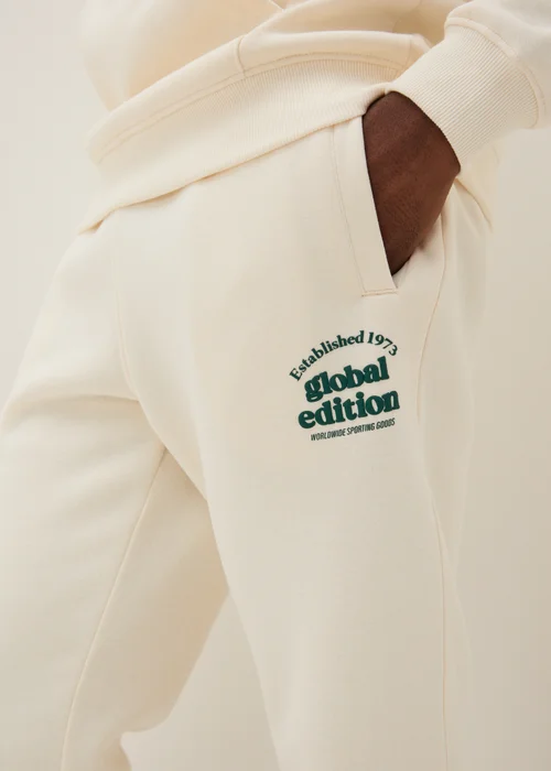 Cream Global Edition Slim Fit Jogging Bottoms - XS Image 2