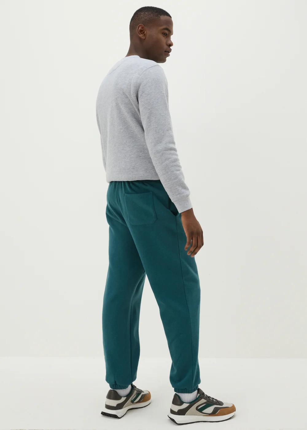 Teal Intrepide Relaxed Jogging Bottoms - XS Image 3