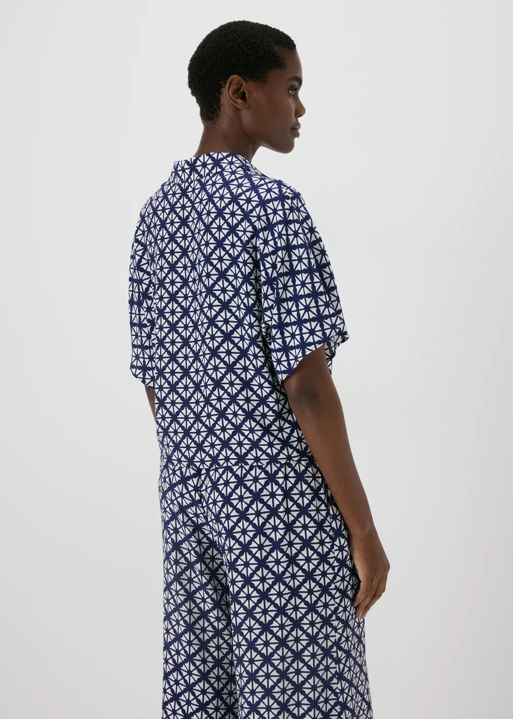 Navy Patterned shirt - 8 Image 2