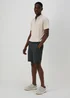 Souluxe Grey Patterned Zip Polo Shirt - S Image 1