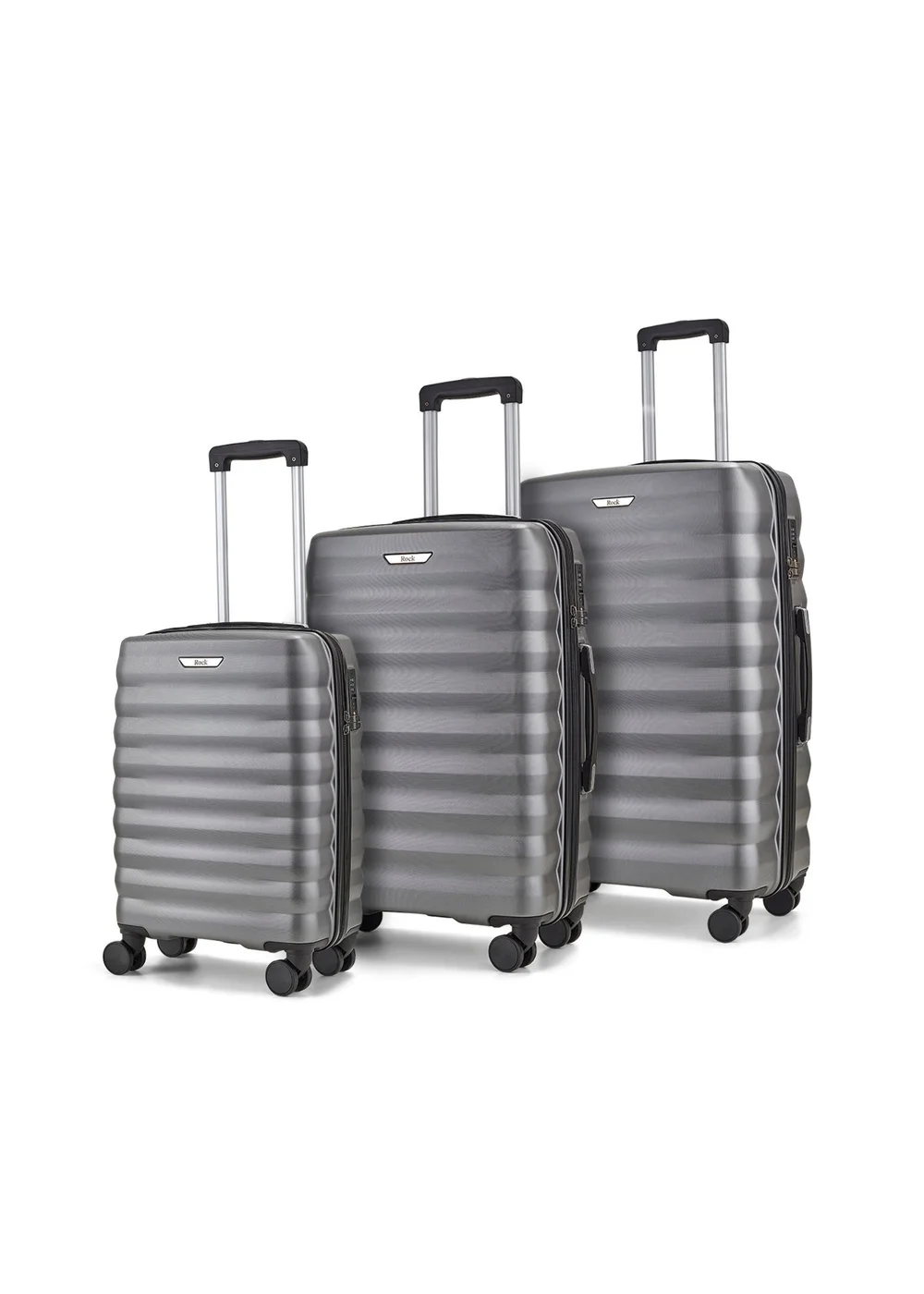 Rock Berlin Suitcase Charcoal - Small Image 1
