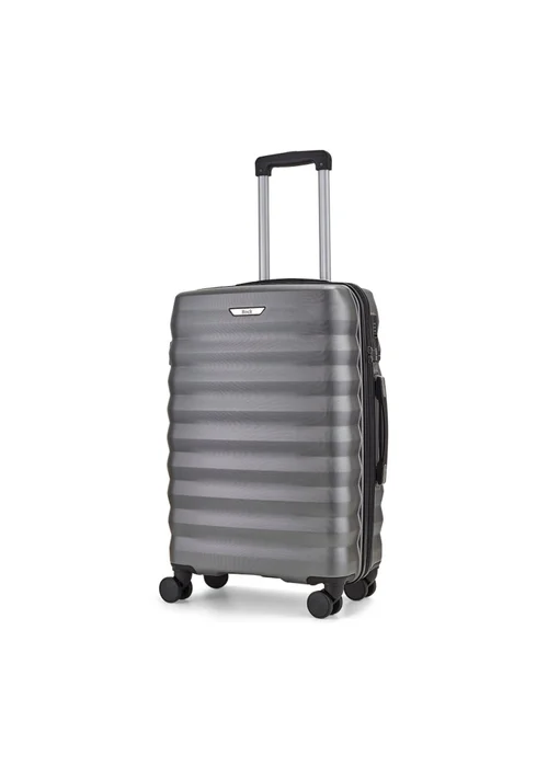 Rock Berlin Suitcase Charcoal - Small Image 2