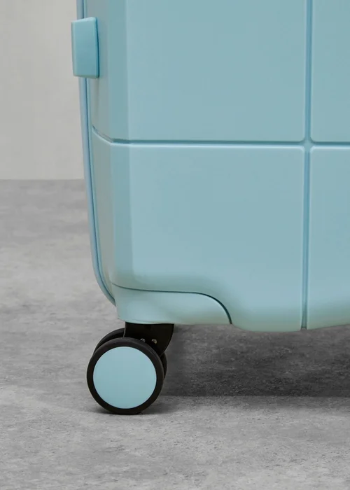 Rock Pixel Suitcase Pastel Blue - Small Image 3