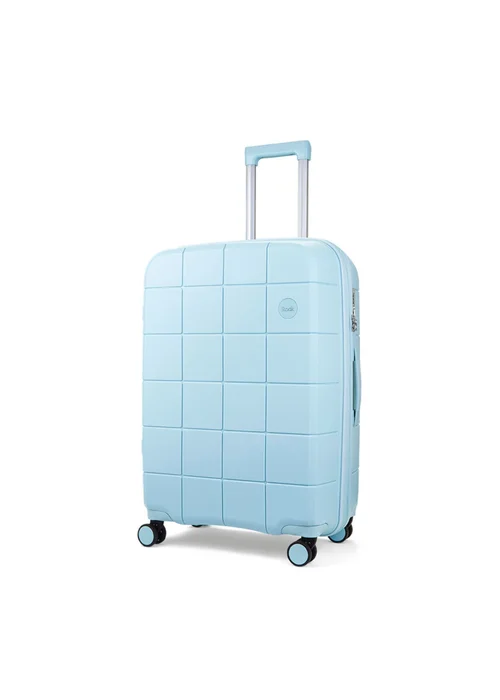 Rock Pixel Suitcase Pastel Blue - Small Image 2