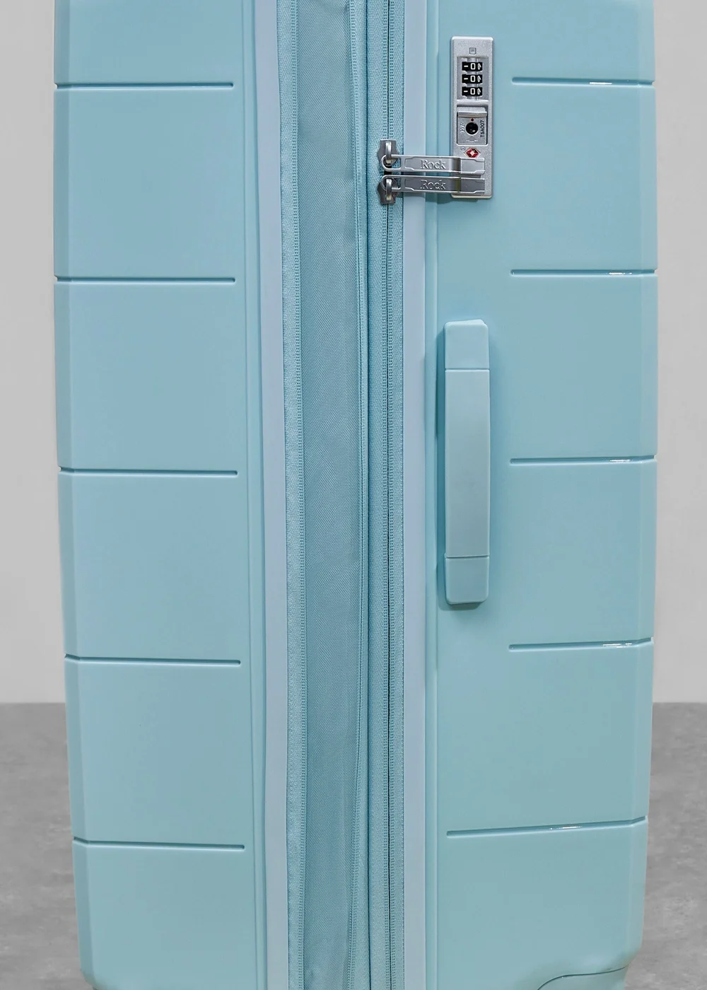 Rock Pixel Suitcase Pastel Blue - Small Image 4