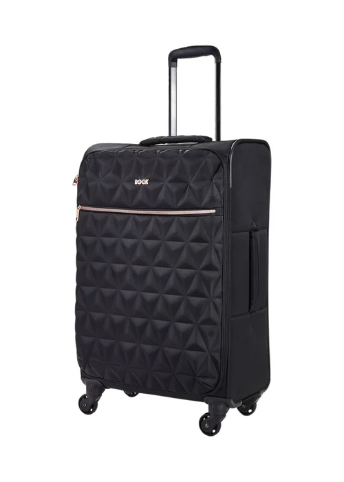 Rock Jewel Suitcase Black - Small Image 2