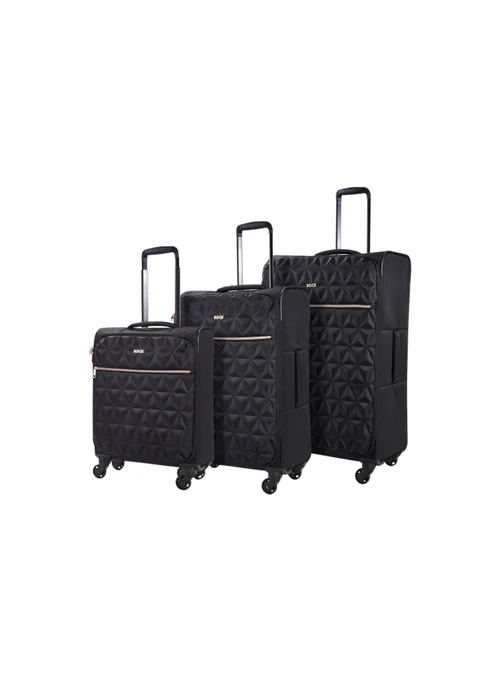 Rock Jewel Suitcase Black - Small Image 1