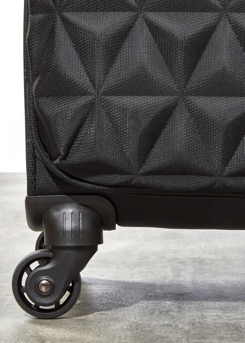 Rock Jewel Suitcase Black - Small Image 3