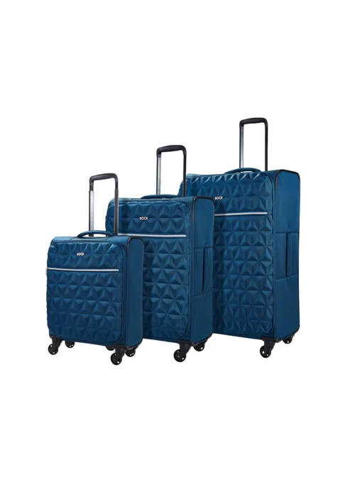 Rock Jewel Suitcase Blue - Small Image 1
