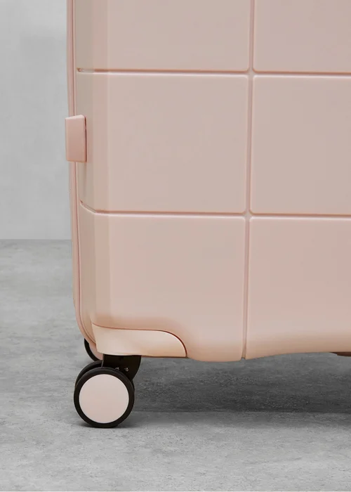 Rock Pixel Suitcase Pastel Pink - Small Image 3