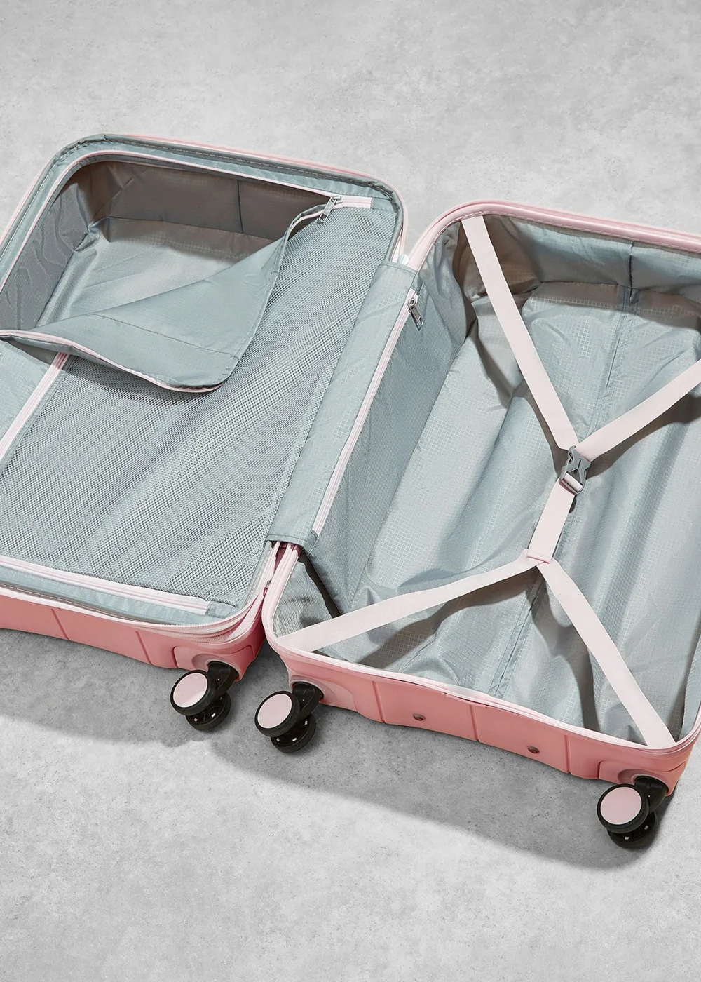 Rock Pixel Suitcase Pastel Pink - Small Image 5