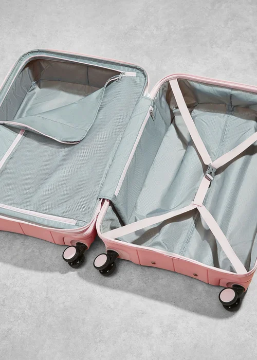 Rock Pixel Suitcase Pastel Pink - Small Image 5
