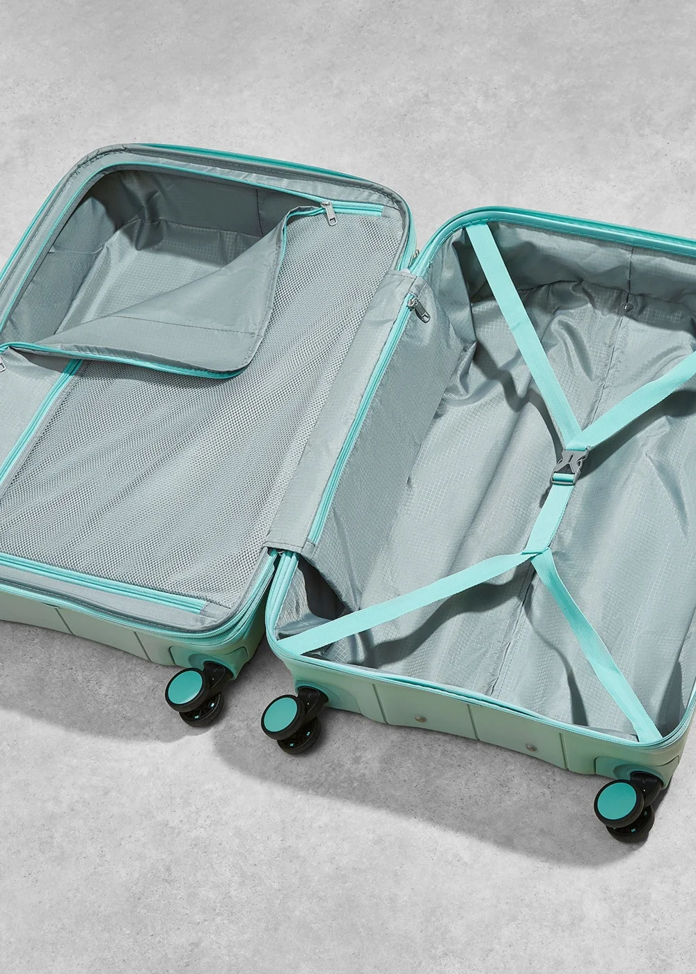 Rock Pixel Suitcase Pastel Green - Small Image 5