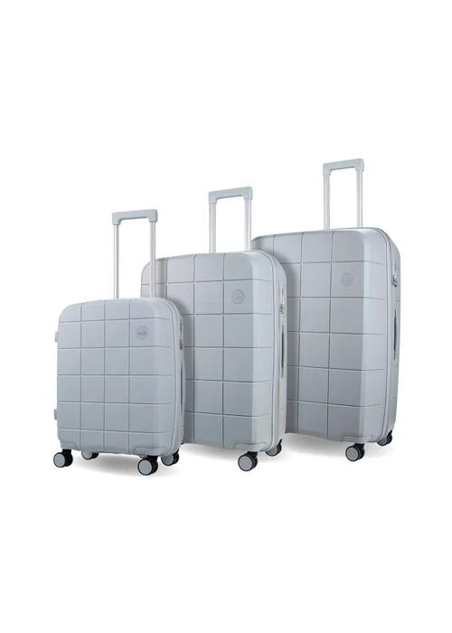Rock Pixel Suitcase Grey - Small Image 1