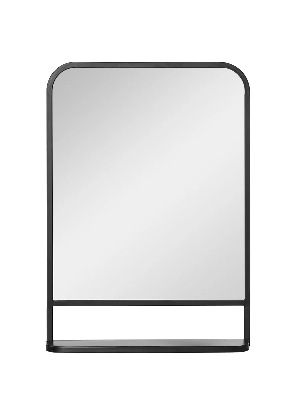 HOMCOM Black Rectangle Wall Mirror (70cm x 50cm x 10.2cm) - One Size Image 2