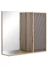 HOMCOM Grey Wall Mounting Cabinet (57cm x 14.2cm x 49.2cm) - One Size Image 2