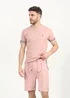 Brave Soul Dusty Pink T-Shirt and Shorts Set - Medium Image 4