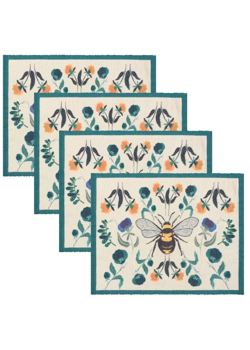 furn. Wild Garden Set Of 4 Table Placemats (46 x 36cm) - One Size Image 3
