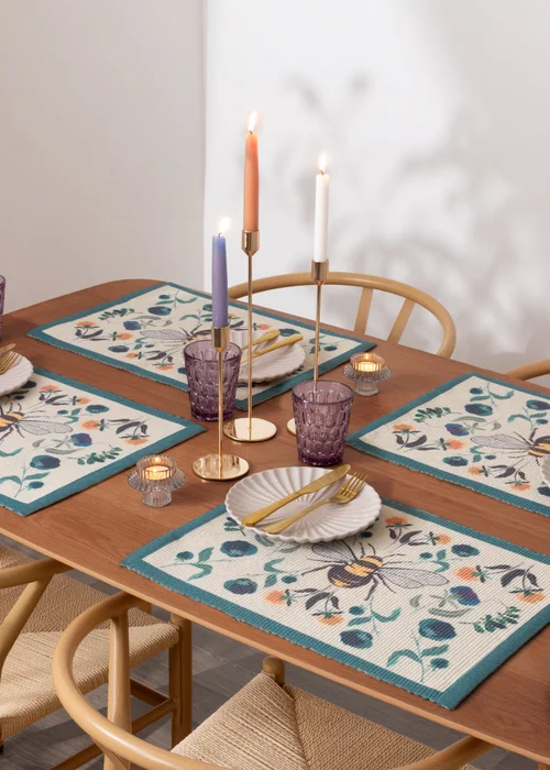 furn. Wild Garden Set Of 4 Table Placemats (46 x 36cm) - One Size Image 1