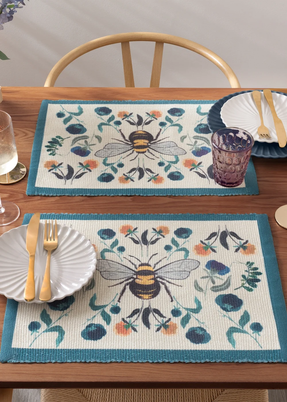 furn. Wild Garden Set Of 4 Table Placemats (46 x 36cm) - One Size Image 2