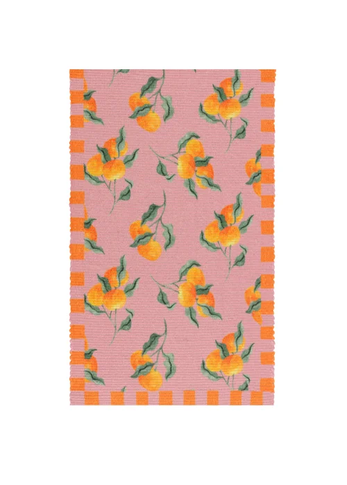 furn. Oranges Table Runner (180 x 35cm) - One Size Image 3