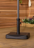 Charles Bentley Heavy Weight Concrete Black Parasol Base (34cm x 48cm 26.5Kg ) - One Size Image 1