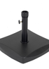 Charles Bentley Heavy Weight Concrete Black Parasol Base (34cm x 48cm 26.5Kg ) - One Size Image 2